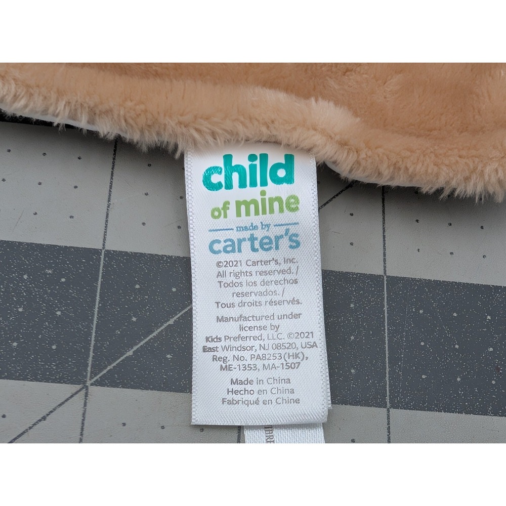 Carters Koala Bear Lovey Brown Security Blanket 2021 Stuffed Animal Toy - Picture 4 of 5